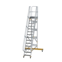 MUNK Plattformtreppe fahrbar 60° Stufenbreite 600 mm...
