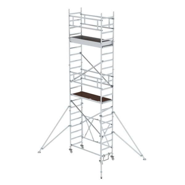 MUNK Klappgerüst 0,75 x 1,80 m mit Ausleger Plattformhöhe 5,16 m, 115148