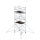 MUNK Rollgerüst 1,35 x 1,80 m mit Ausleger & Doppel-Plattform Plattformhöhe 4,47 m, 167436