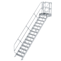 MUNK Treppen-Modul Aluminium geriffelt 15 Stufen, 632315