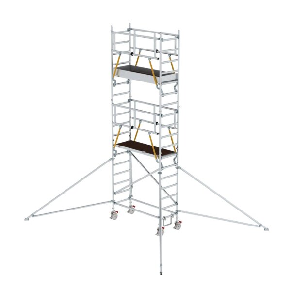 MUNK Rollgerüst SG 0,75 x 1,80 m mit Ausleger Plattformhöhe 4,47 m, 154449