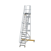 MUNK Plattformtreppe fahrbar 60° Stufenbreite 600 mm...