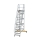 MUNK Plattformtreppe fahrbar 60° Stufenbreite 800 mm 15 Stufen, 600735