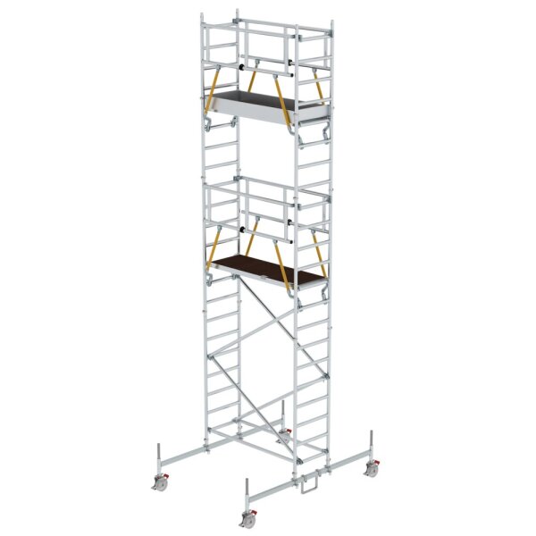 MUNK Rollgerüst SG 0,75 x 1,80 m mit Fahrbalken Plattformhöhe 5,78 m, 154544