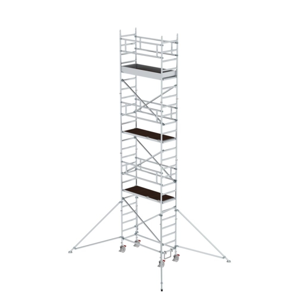 MUNK Rollgerüst 0,75 x 1,80 m mit Ausleger Plattformhöhe 6,43 m, 154646