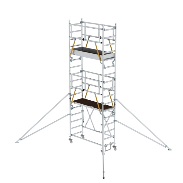 MUNK Klappgerüst SG 0,75 x 1,80 m mit Ausleger Plattformhöhe 4,04 m, 115134
