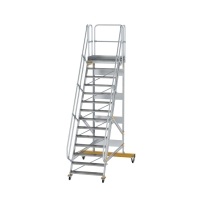 MUNK Plattformtreppe fahrbar 60° Stufenbreite 1000 mm...