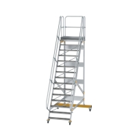 MUNK Plattformtreppe fahrbar 60° Stufenbreite 1000 mm...