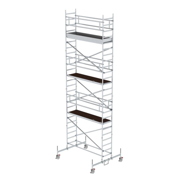 MUNK Rollgerüst 0,75 x 2,45 m mit Fahrbalken Plattformhöhe 6,62 m, 155645