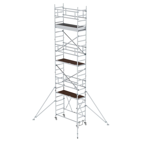 MUNK Klappgerüst 0,75 x 1,80 m mit Ausleger Plattformhöhe 6,00 m, 115159