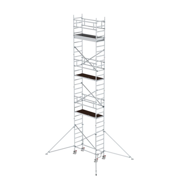 MUNK Rollgerüst 0,75 x 1,80 m mit Ausleger Plattformhöhe 7,55 m, 154746