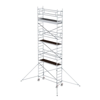 MUNK Rollgerüst 0,75 x 2,45 m mit Ausleger...