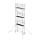 MUNK Rollgerüst 0,75 x 2,45 m mit Ausleger Plattformhöhe 6,43 m, 155646