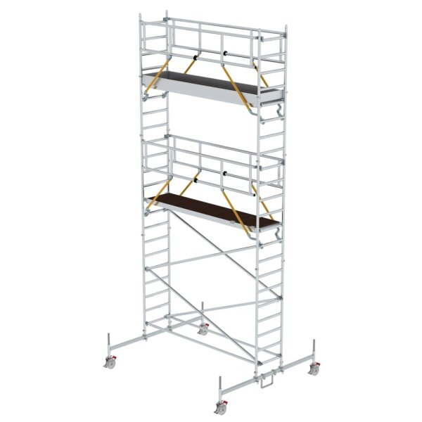 MUNK Rollgerüst SG 0,75 x 3,0 m mit Fahrbalken Plattformhöhe 5,78 m, 156544