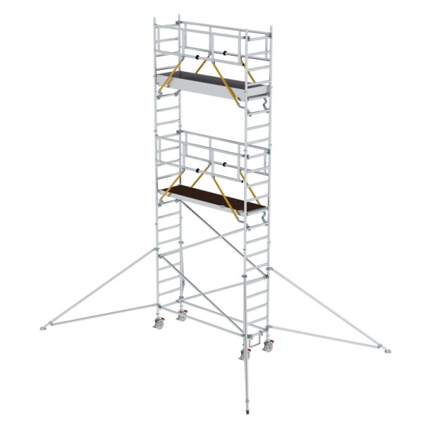 MUNK Rollgerüst SG 0,75 x 2,45 m mit Ausleger Plattformhöhe 5,59 m, 155549