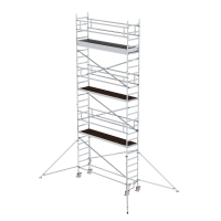 MUNK Rollgerüst 0,75 x 3,0 m mit Ausleger...