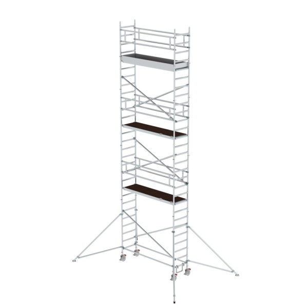 MUNK Rollgerüst 0,75 x 2,45 m mit Ausleger Plattformhöhe 7,55 m, 155746