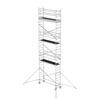 MUNK Rollgerüst 0,75 x 2,45 m mit Ausleger...