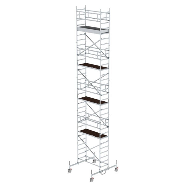 MUNK Rollgerüst 0,75 x 1,80 m mit Fahrbalken Plattformhöhe 8,58 m, 154845