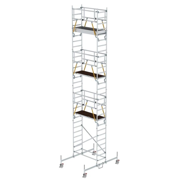 MUNK Rollgerüst SG 0,75 x 1,80 m mit Fahrbalken Plattformhöhe 7,74 m, 154744