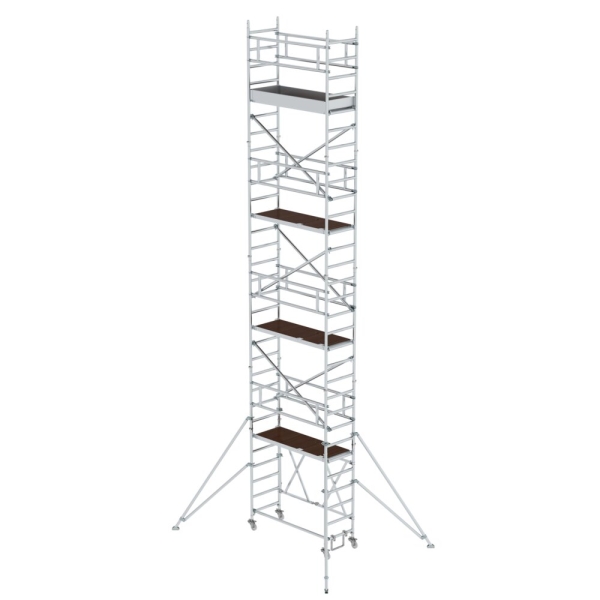 MUNK Klappgerüst 0,75 x 1,80 m mit Ausleger Plattformhöhe 7,96 m, 115179