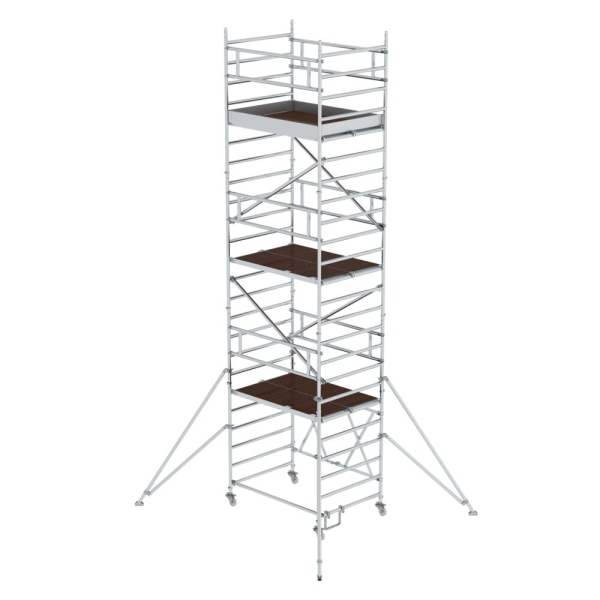 MUNK Klappgerüst 1,35 x 1,80 m mit Ausleger Plattformhöhe 6,00 m, 115259