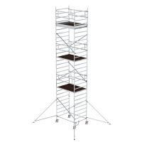 MUNK Rollgerüst 1,35 x 1,80 m mit Ausleger &...