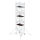 MUNK Rollgerüst 1,35 x 1,80 m mit Ausleger & Doppel-Plattform Plattformhöhe 7,55 m, 167736