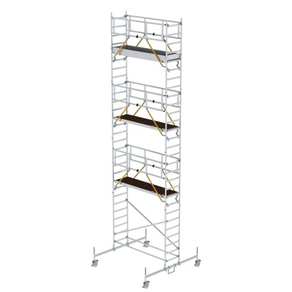 MUNK Rollgerüst SG 0,75 x 2,45 m mit Fahrbalken Plattformhöhe 7,74 m, 155744