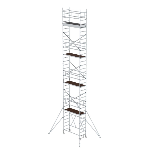 MUNK Klappgerüst 0,75 x 1,80 m mit Ausleger Plattformhöhe 9,08 m, 115189