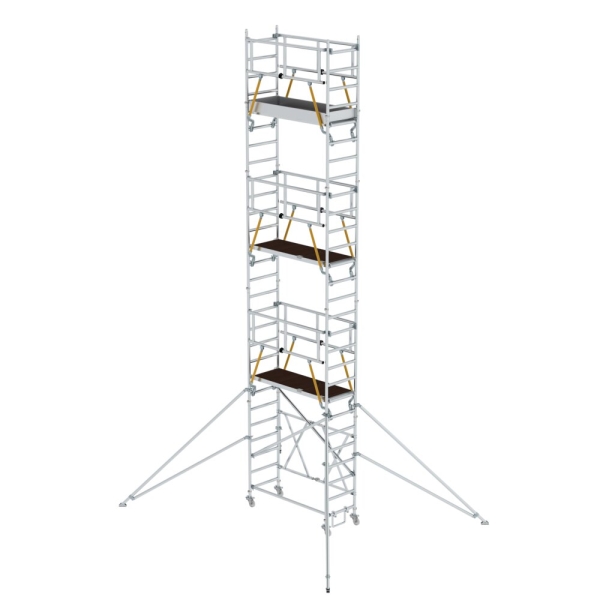 MUNK Klappgerüst SG 0,75 x 1,80 m mit Ausleger Plattformhöhe 7,12 m, 115164