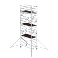 MUNK Rollgerüst 1,35 x 2,45 m mit Ausleger &...