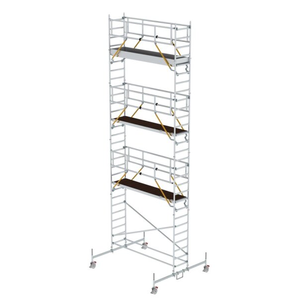 MUNK Rollgerüst SG 0,75 x 3,0 m mit Fahrbalken Plattformhöhe 7,74 m, 156744