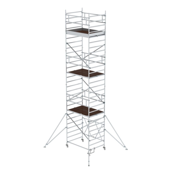 MUNK Klappgerüst 1,35 x 1,80 m mit Ausleger Plattformhöhe 7,12 m, 115269