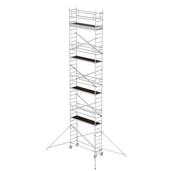 MUNK Rollgerüst 0,75 x 2,45 m mit Ausleger Plattformhöhe 9,51 m, 155946