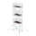 MUNK Rollgerüst 1,35 x 2,45 m mit Ausleger & Doppel-Plattform Plattformhöhe 7,55 m, 168736