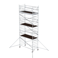 MUNK Rollgerüst 1,35 x 3,0 m mit Ausleger &...