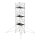 MUNK Rollgerüst SG 1,35 x 1,80 m mit Ausleger & Doppel-Plattform Plattformhöhe 6,43 m, 167639