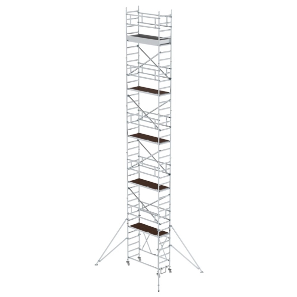 MUNK Klappgerüst 0,75 x 1,80 m mit Ausleger Plattformhöhe 9,92 m, 115199