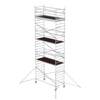 MUNK Rollgerüst 1,35 x 3,0 m mit Ausleger &...