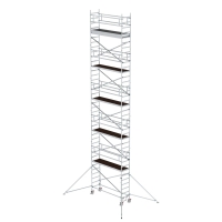 MUNK Rollgerüst 0,75 x 2,45 m mit Ausleger...