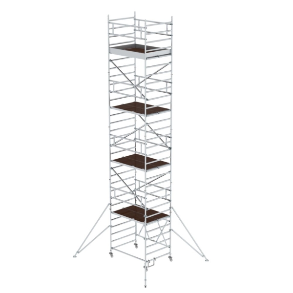 MUNK Klappgerüst 1,35 x 1,80 m mit Ausleger Plattformhöhe 7,96 m, 115279