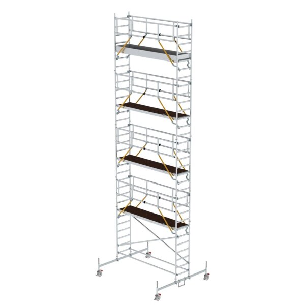 MUNK Rollgerüst SG 0,75 x 3,0 m mit Fahrbalken Plattformhöhe 8,58 m, 156844