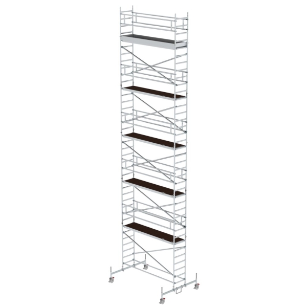 MUNK Rollgerüst 0,75 x 3,0 m mit Fahrbalken Plattformhöhe 10,54 m, 156045
