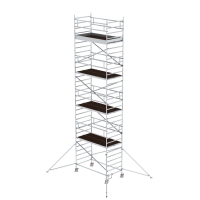 MUNK Rollgerüst 1,35 x 2,45 m mit Ausleger &...