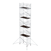 MUNK Rollgerüst 1,35 x 2,45 m mit Ausleger &...