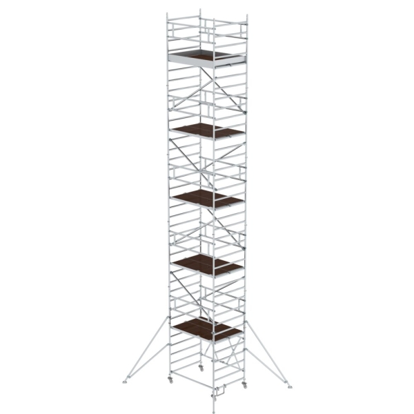 MUNK Klappgerüst 1,35 x 1,80 m mit Ausleger Plattformhöhe 9,92 m, 115299