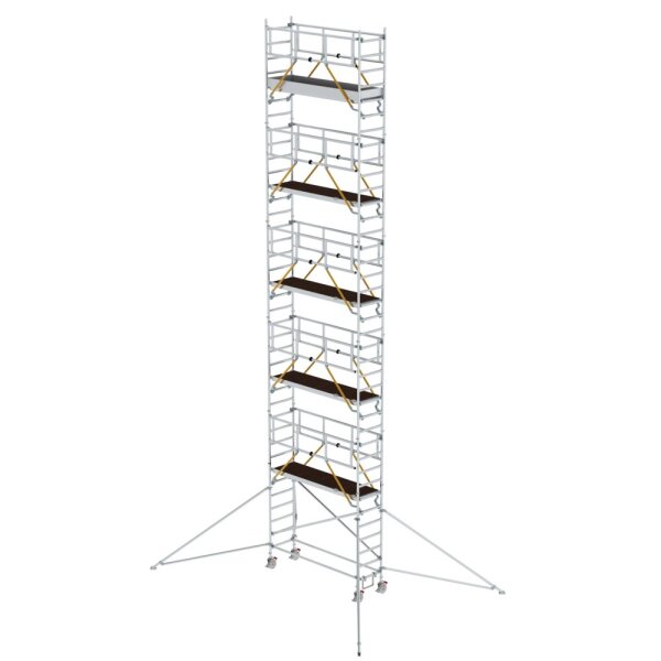MUNK Rollgerüst SG 0,75 x 2,45 m mit Ausleger Plattformhöhe 10,35 m, 155049