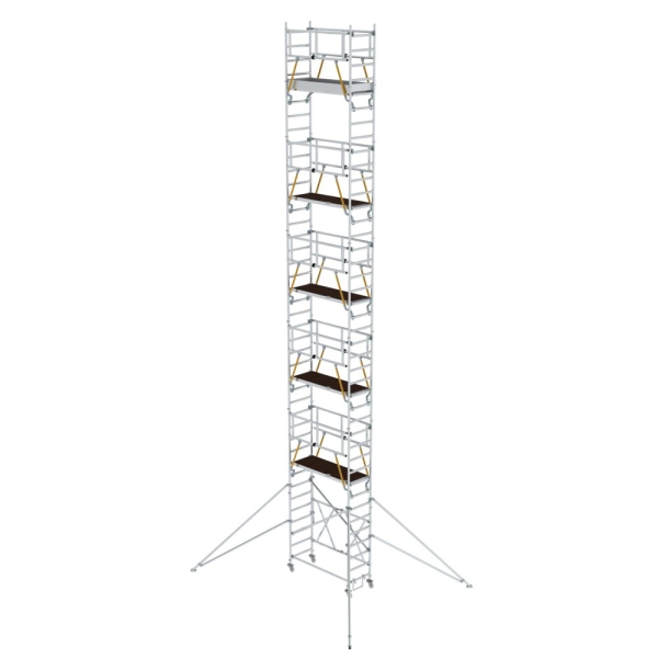 MUNK Klappgerüst SG 0,75 x 1,80 m mit Ausleger Plattformhöhe 11,04 m, 115104