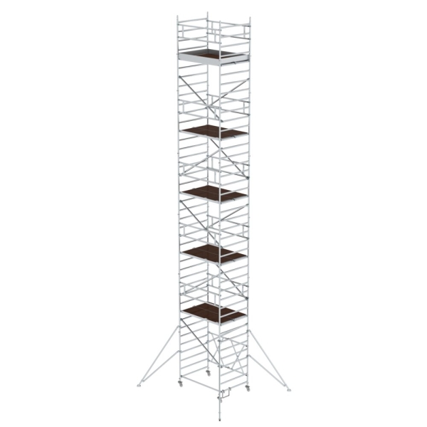 MUNK Klappgerüst 1,35 x 1,80 m mit Ausleger Plattformhöhe 11,04 m, 115209